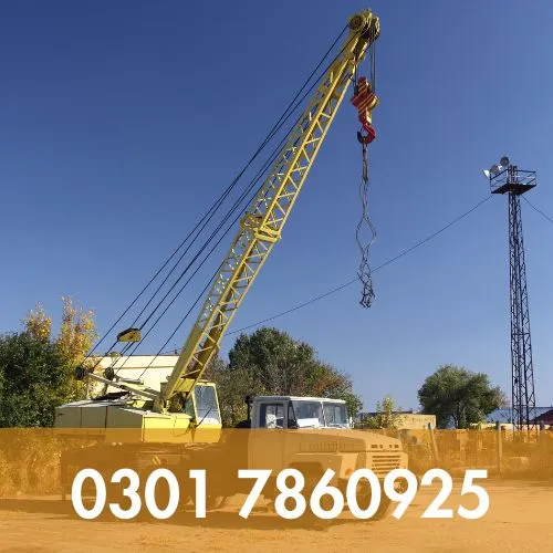 Crane For Rent Service in State Life Society