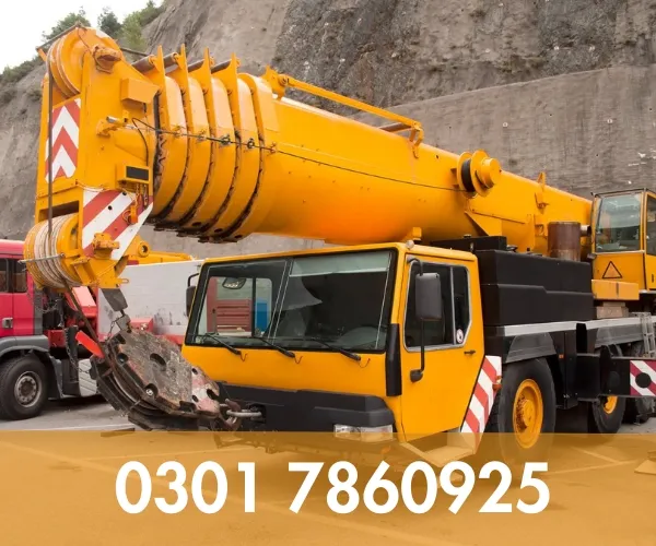 Crane For Rent in Lahore Pakistan